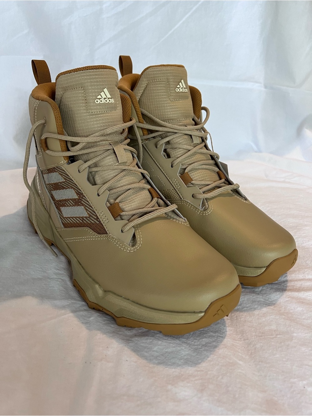 adidas Men’s Tan High-Tops